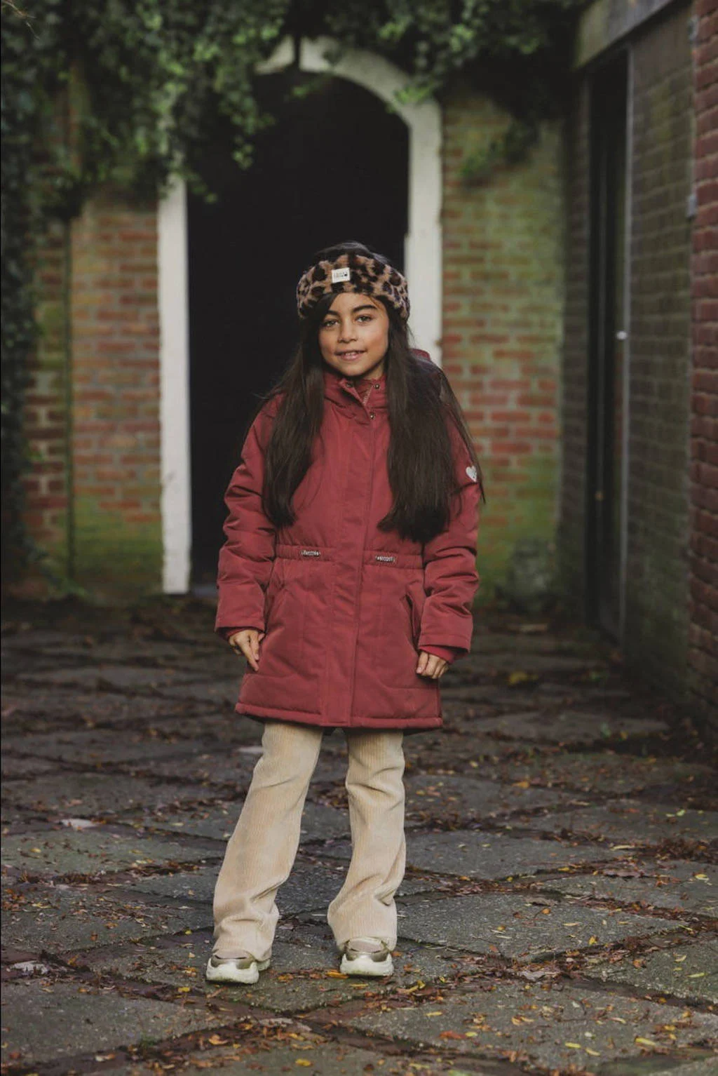 LOOXS little winterjas rood