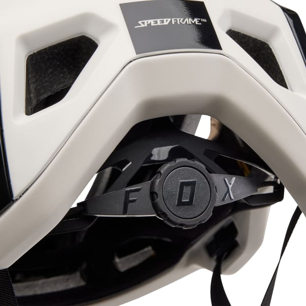 Casque VTT FOX SPEEDFRAME PRO BLOCKED VINTAGE WHITE