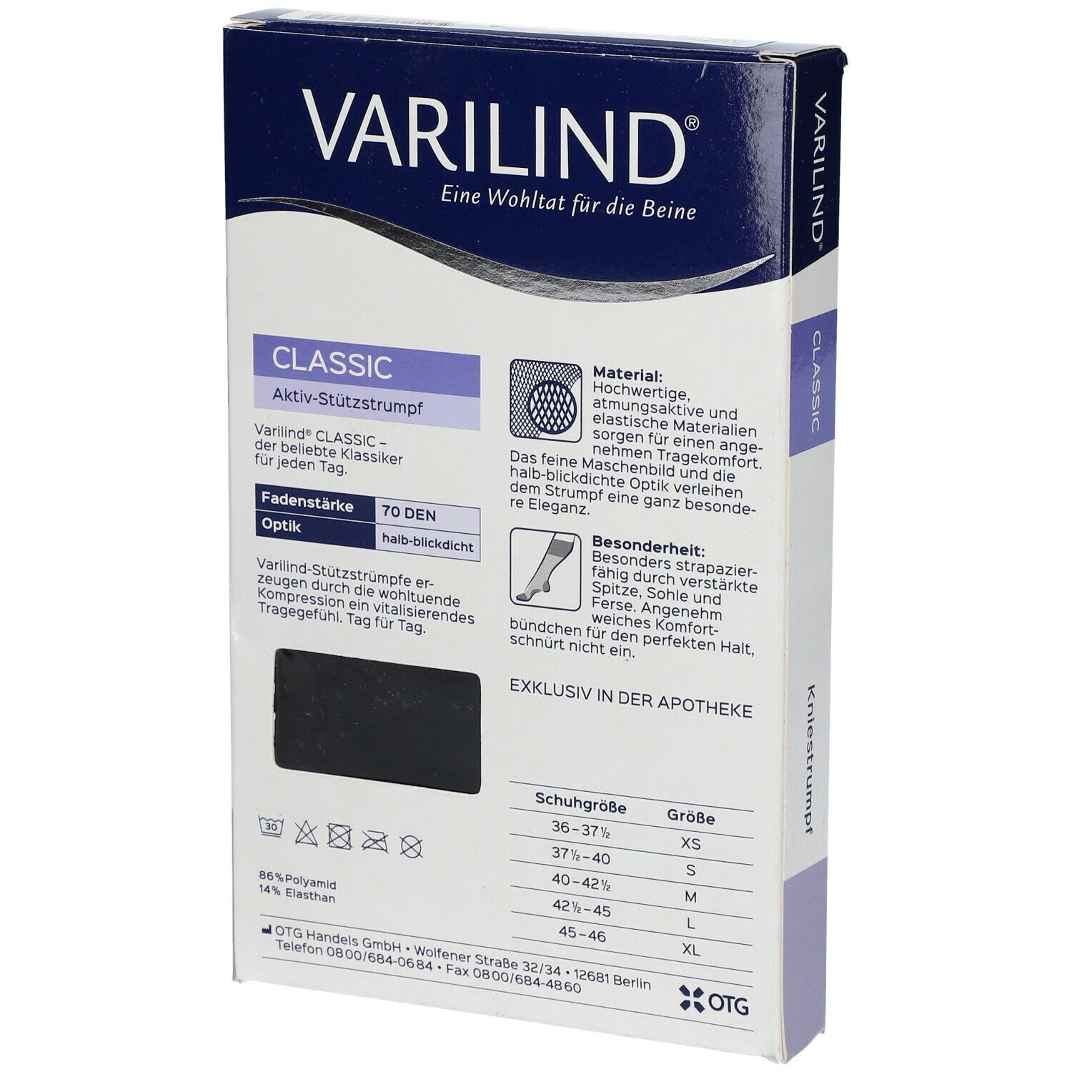 VARILIND® Classic 70 DEN Gr. S schwarz