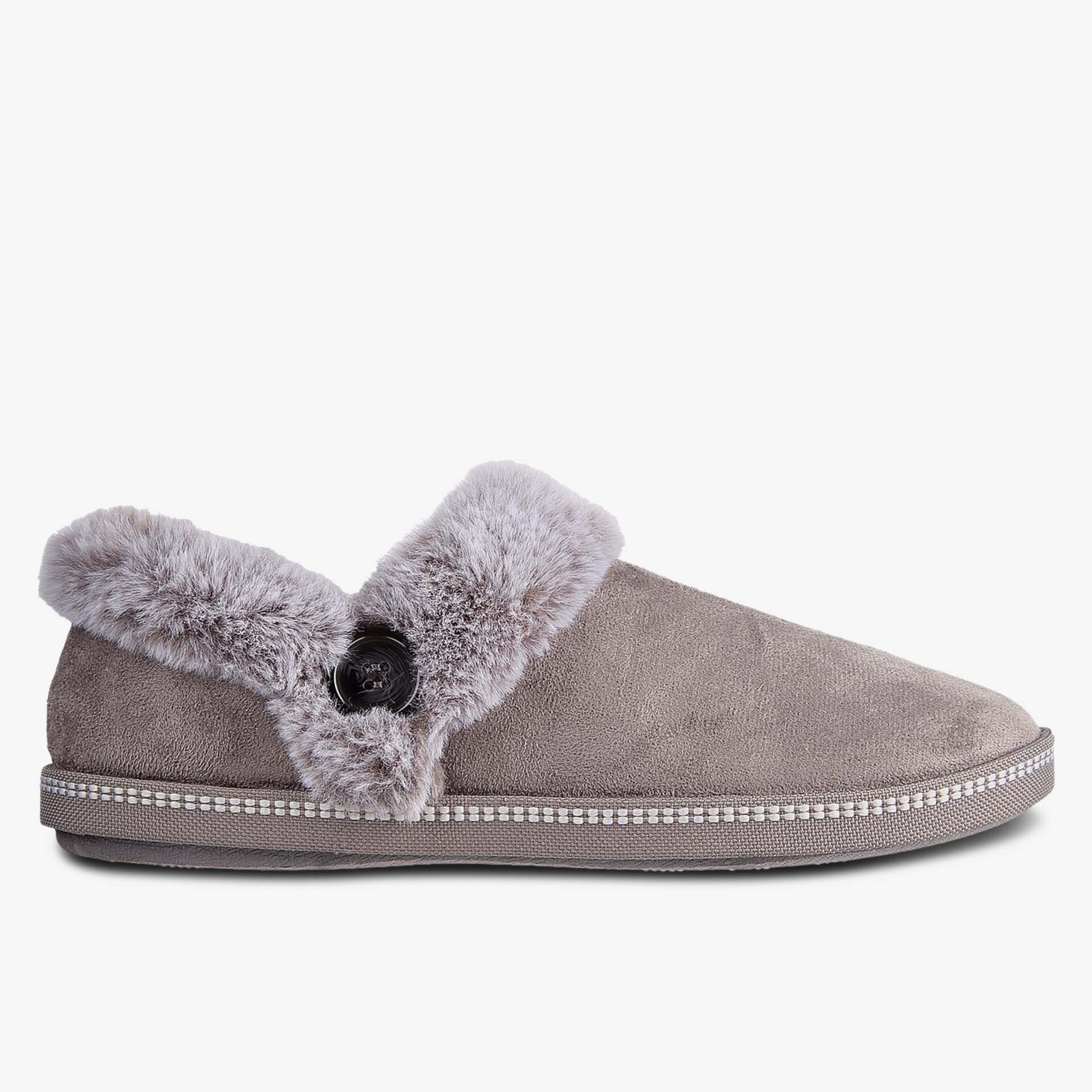 SKECHERS COZY CAMPFIRE FRESH TOAST Damen Hausschuhe grau