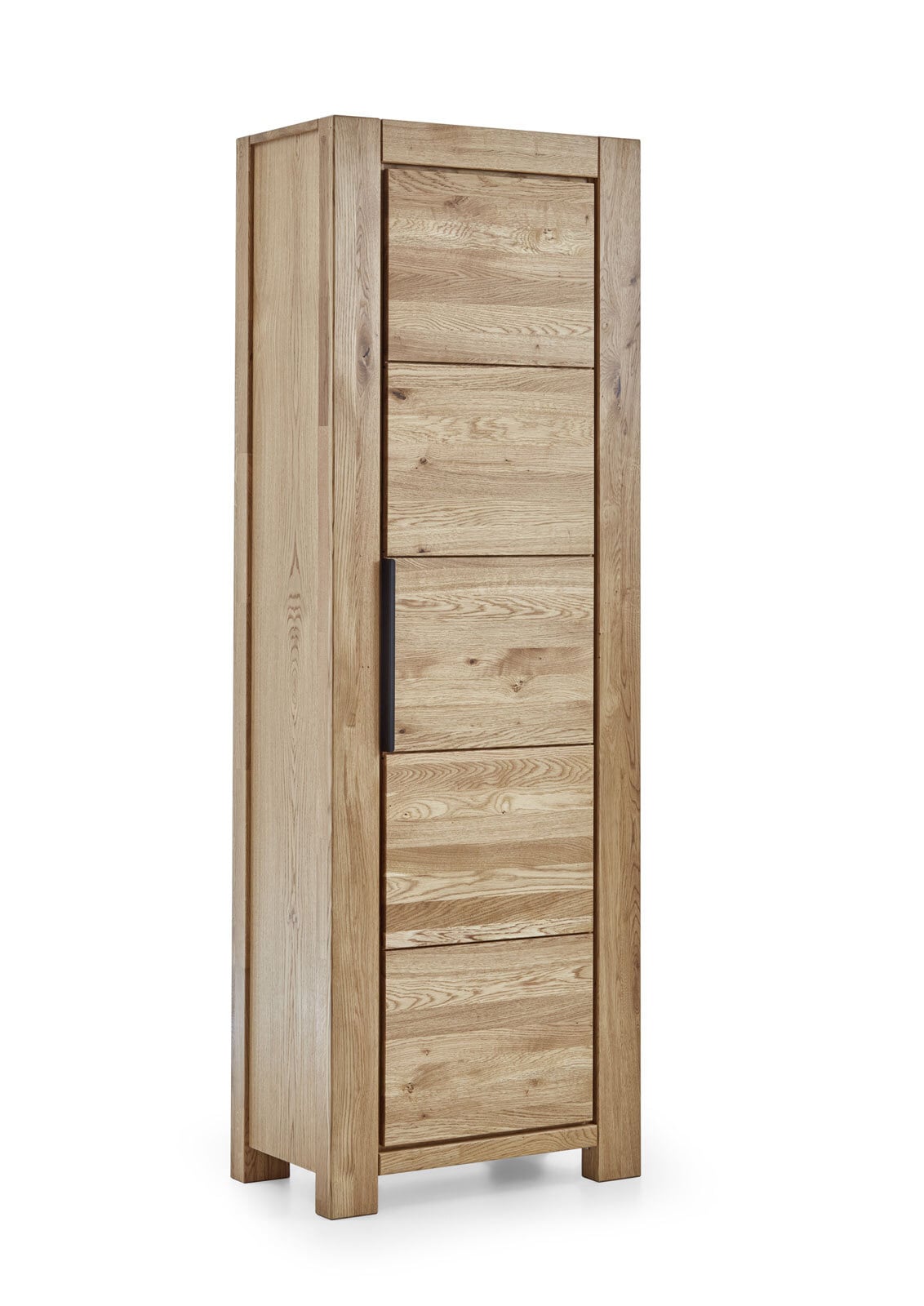 Garderobenschrank  JURIA 67 x 199 cm Eiche massiv/Eiche furniert