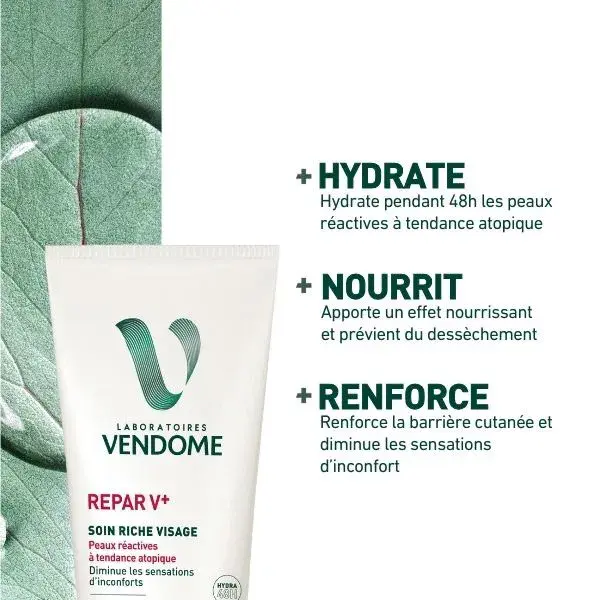 Vendôme Laboratories - REPARV+ Tratamento Facial Rico 50ml