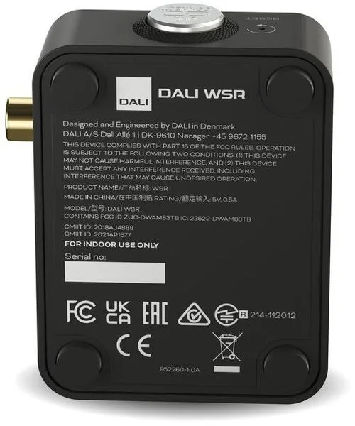 Dali Dongle Wireless Subwoofer Transmetteurs audio-vidéo