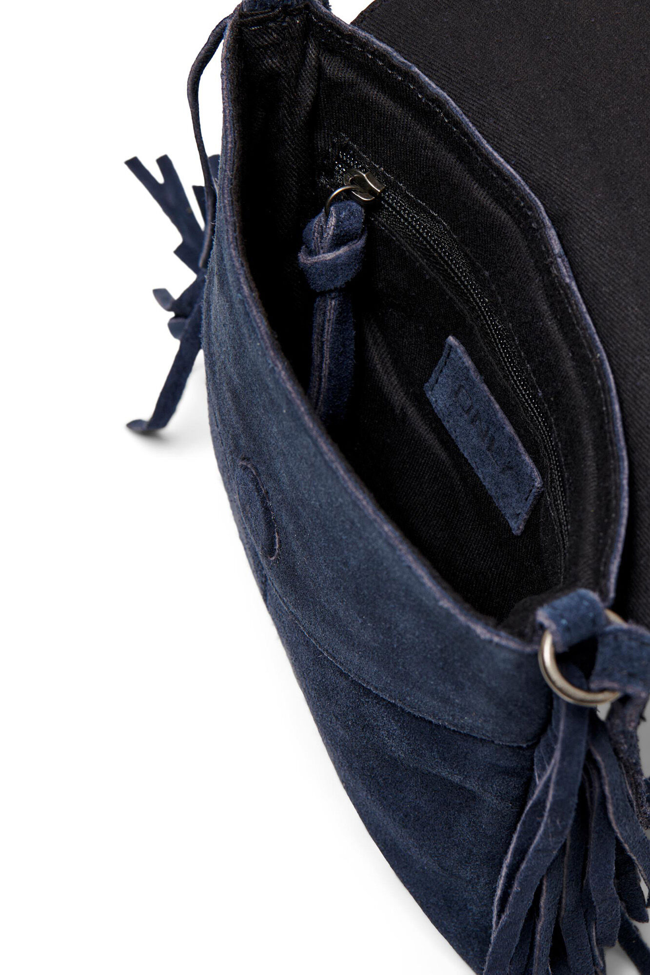 Bolsa transversal de couro