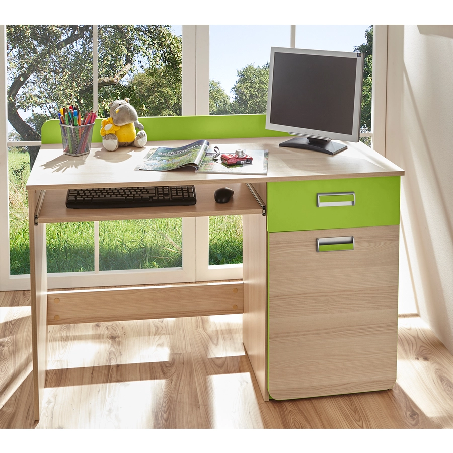 TiCAA Jugendzimmer Lori 6-teilig grün