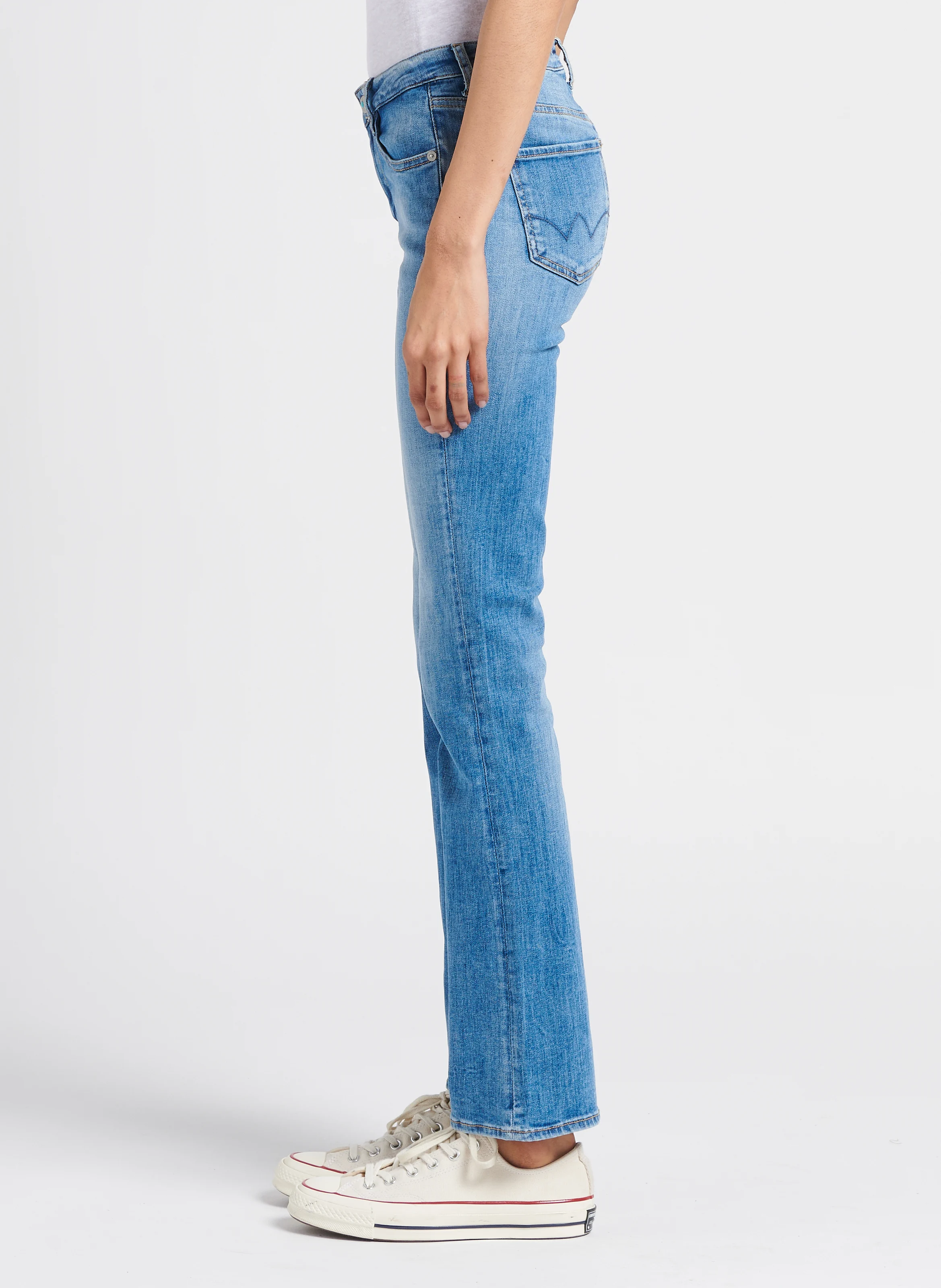 POWERB - Jean bootcut en coton stretch | Bleu