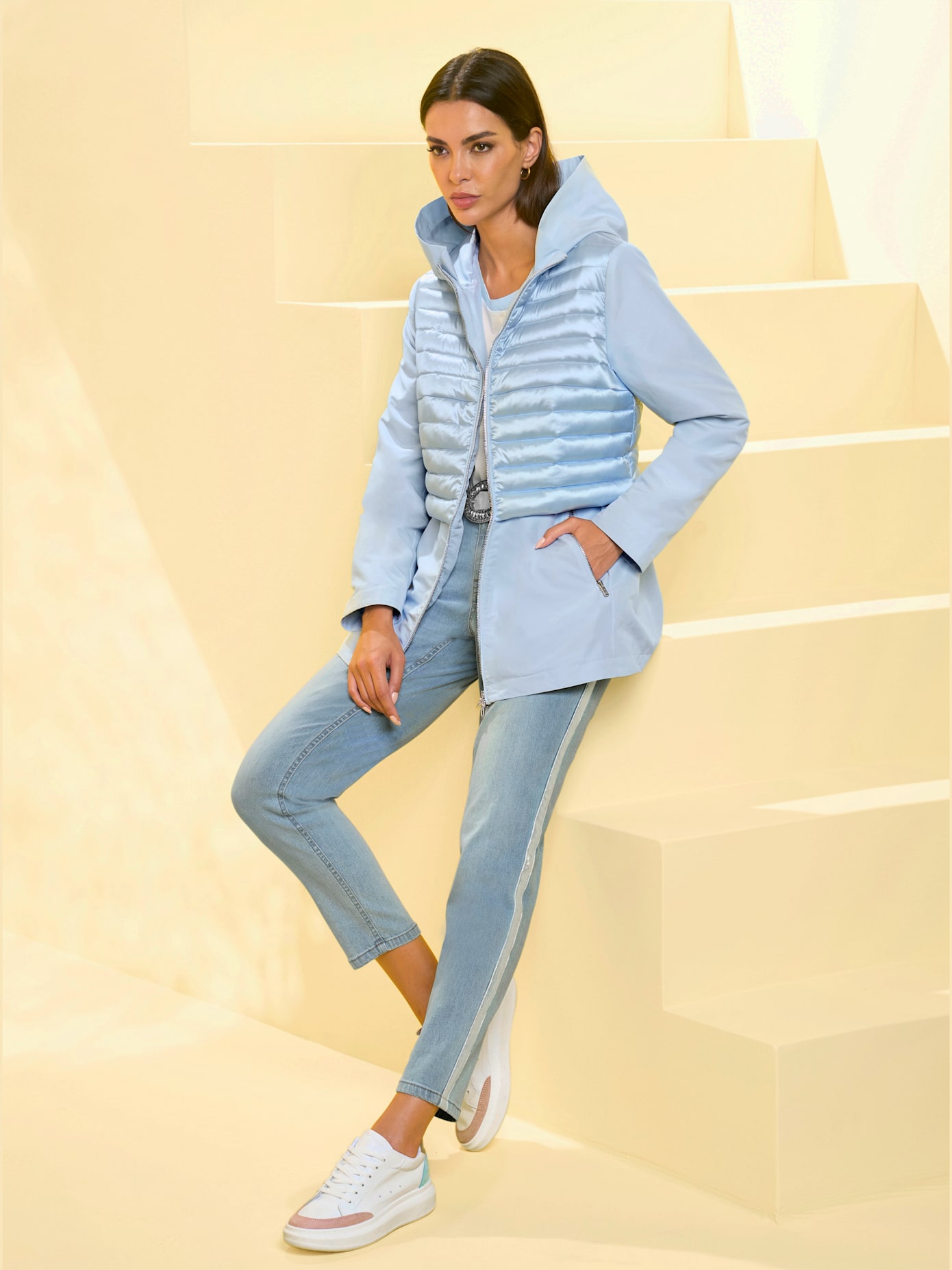 Veste d'extérieur piquage inséré