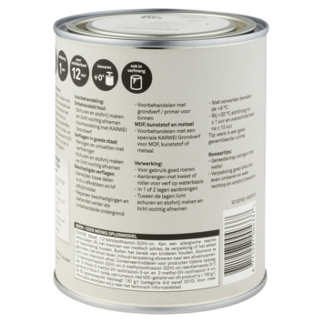 Karwei binnenlak mat zink grijs 750 ml