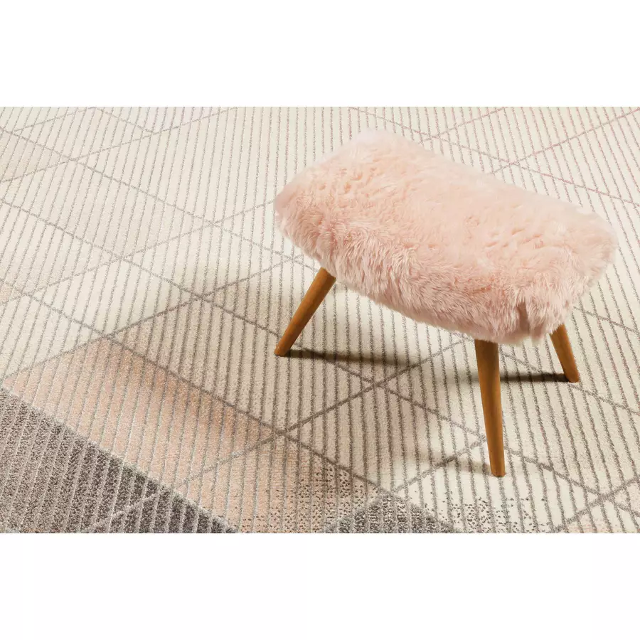Wecon home Kurzflorteppich Velvet Walk rosa