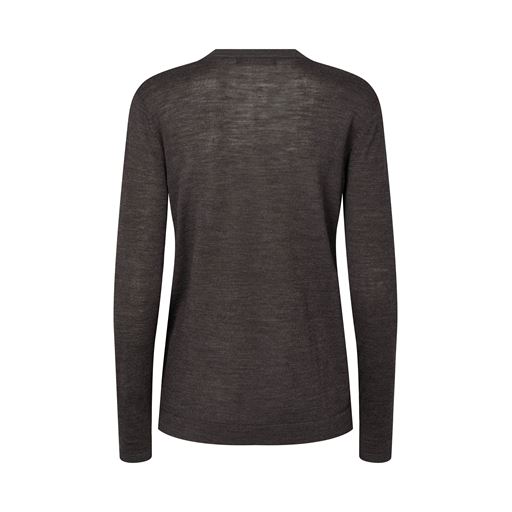 Bruuns Bazaar Charlene Round Neck Striktrøje, Delicioso, S