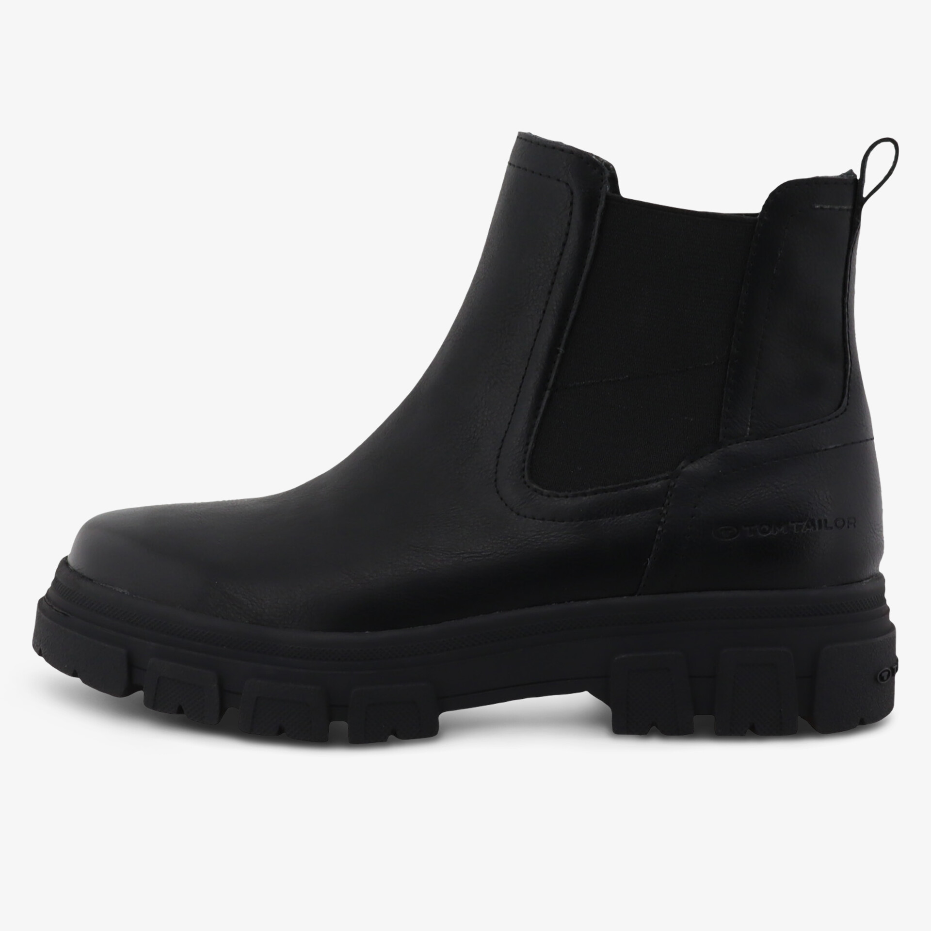 TOM TAILOR Damen Chelsea Boots schwarz
