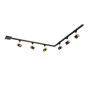 Lucide 1-fase railsysteem/railverlichting Track 2 meter zwart