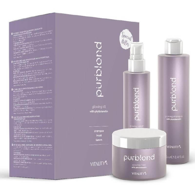Coffret shampooing + masque + sérum Purblond Vitality's