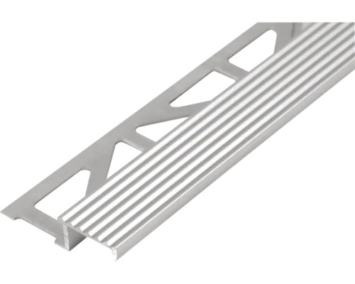 Durastep aluminium trapprofiel, lengte 250 cm, hoogte 9 mm