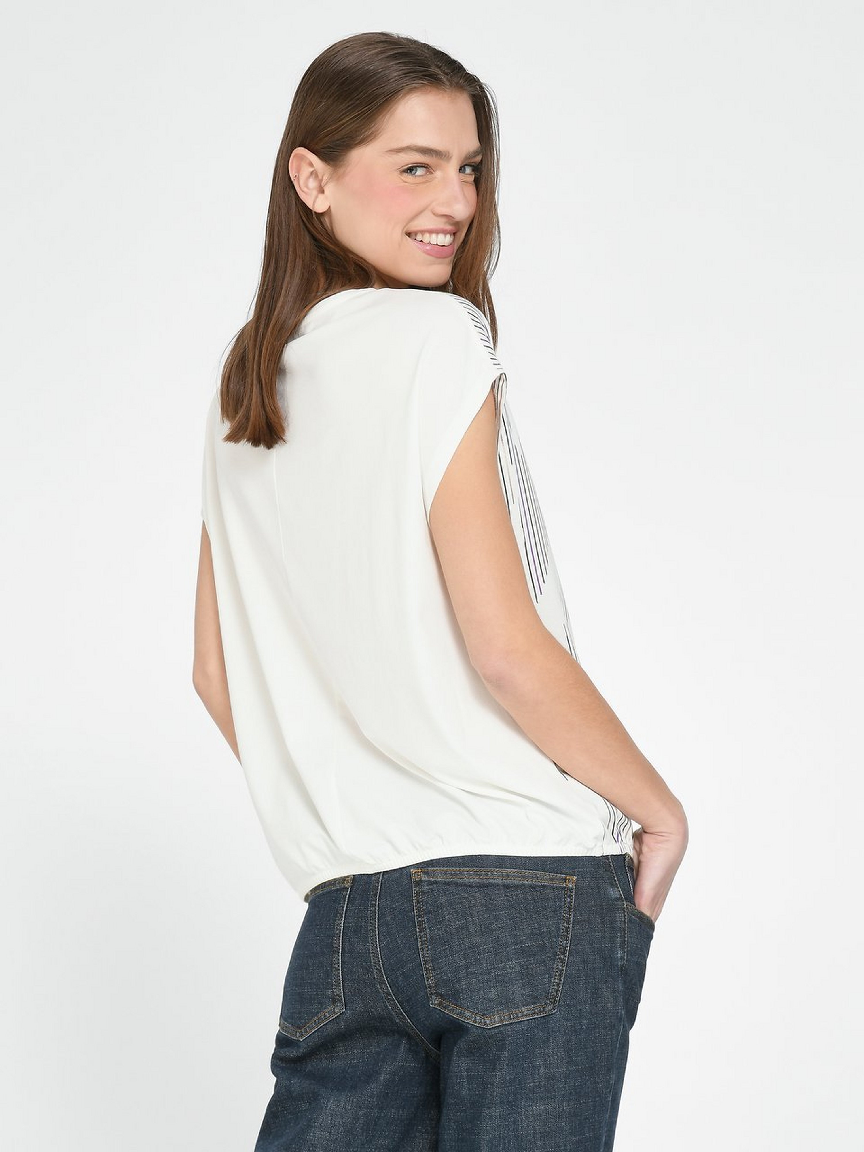 Rundhals-Shirt