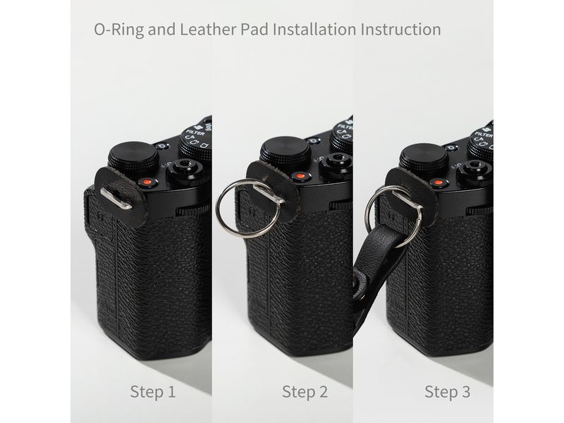 Smallrig Universal Braided Shoulder Strap Schwarz Kameragurt mit einer Tragkraft bis zu 10 kg