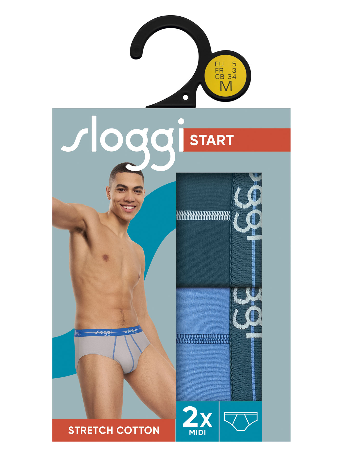 Lot de 2 slips midi Start