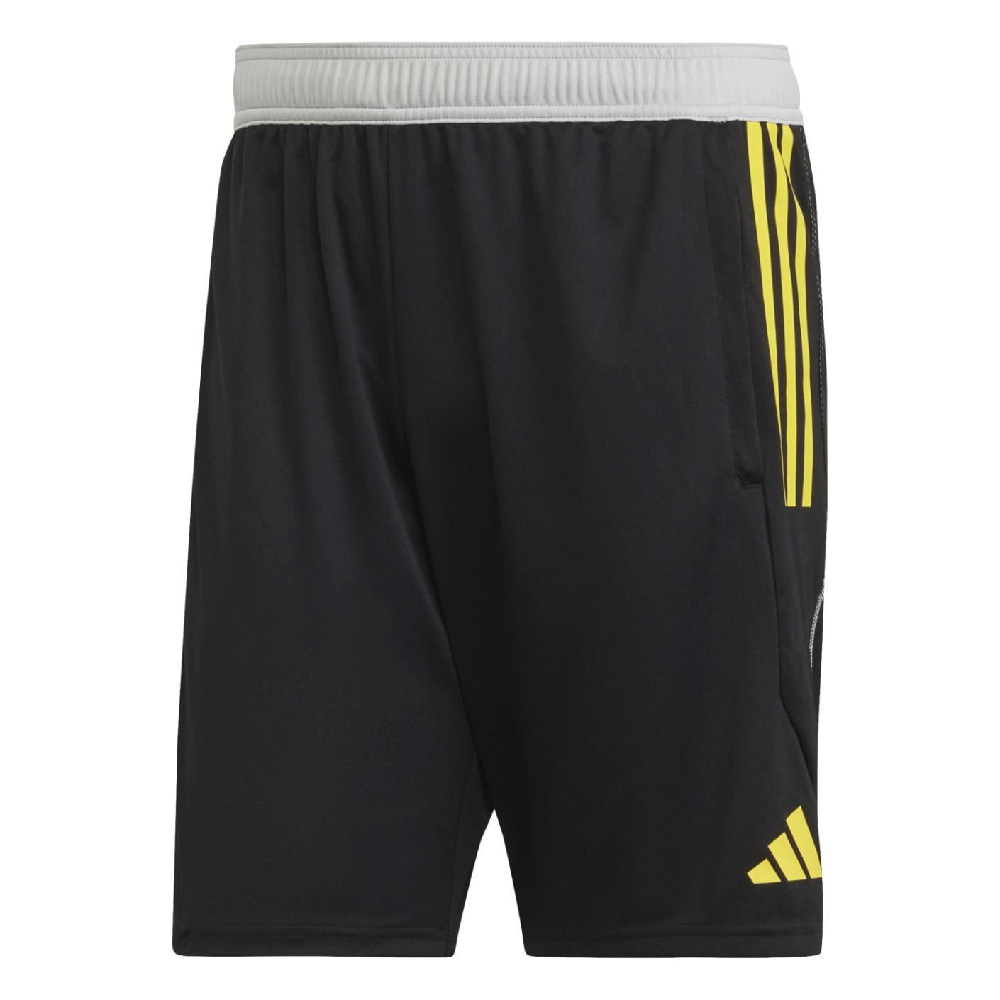 Adidas Tiro 23 Competition Trainingsbroekje Zwart Geel Grijs