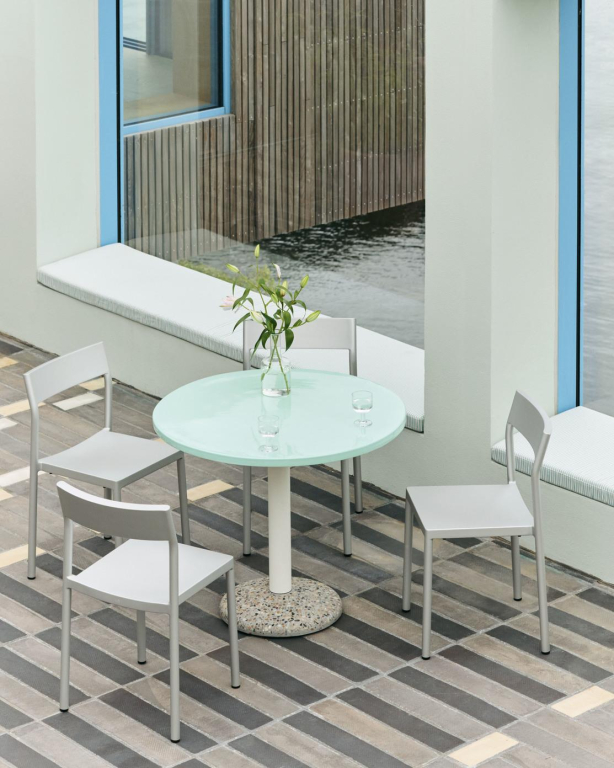 Hay Type tuinstoel Siver Grey