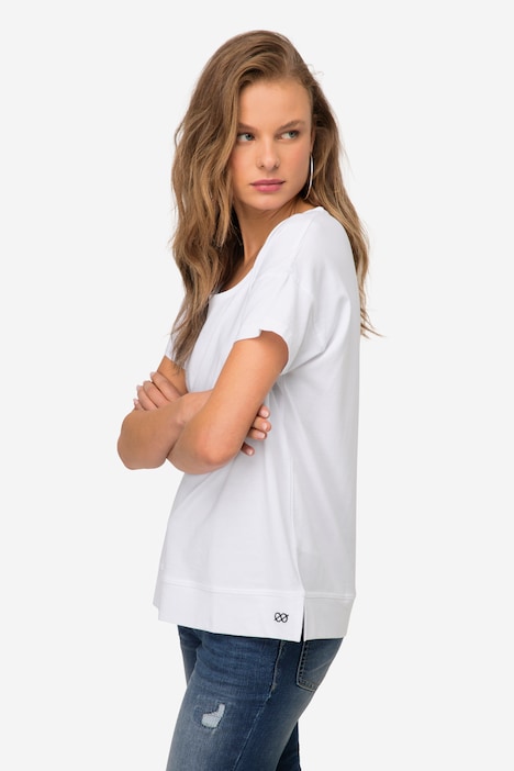 T-Shirt, oversized, Rundhals, Halbarm