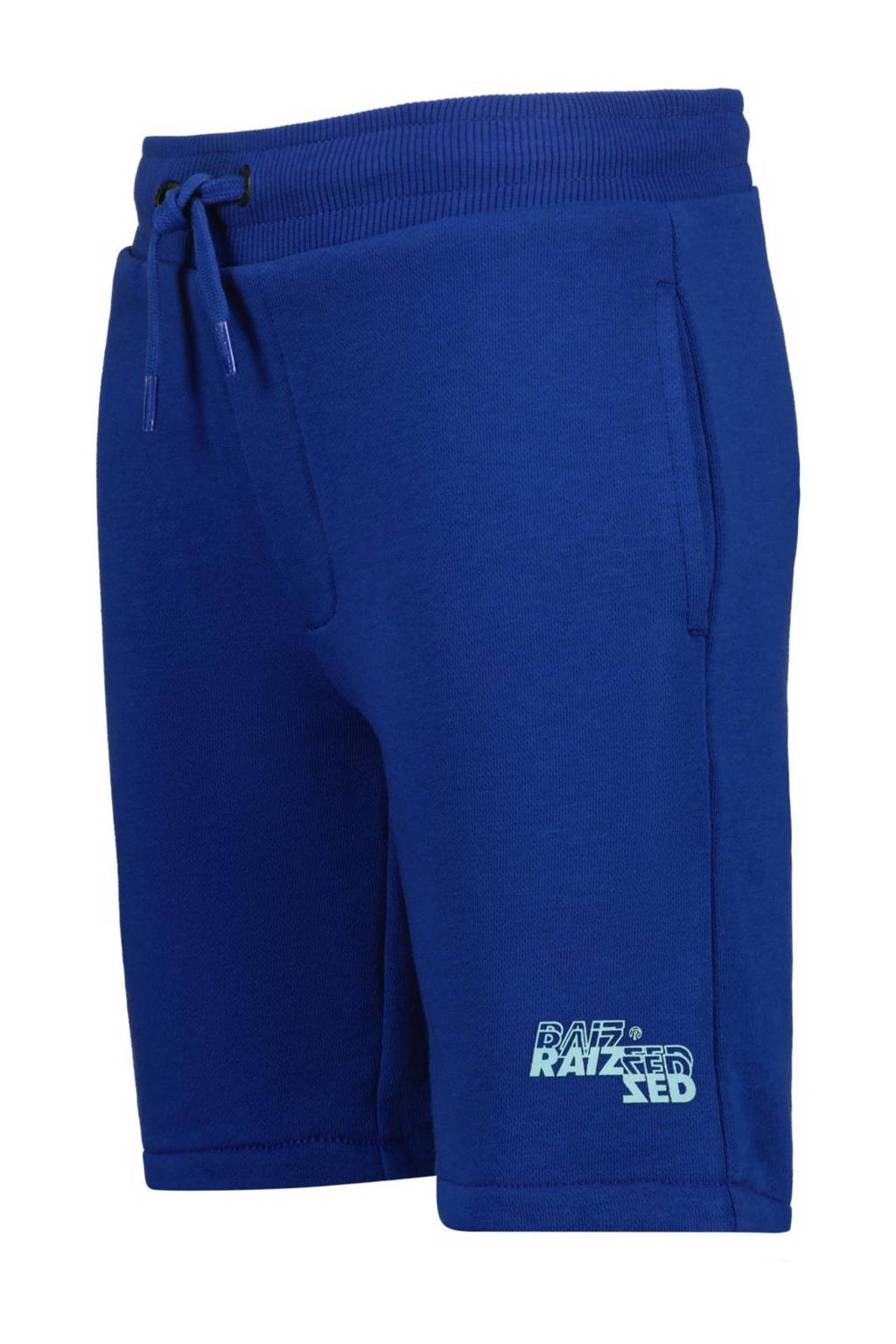 Raizzed regular fit short Brennon met logo blauw