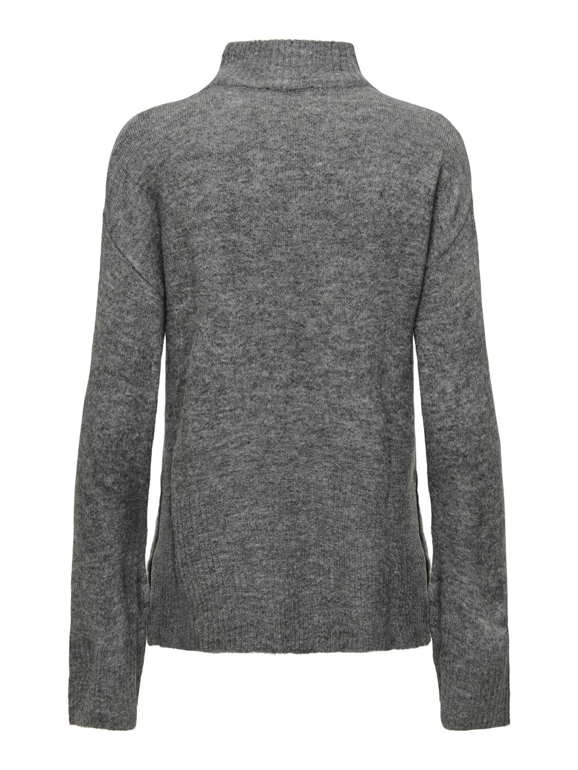 JDYELANORA Strickpullover Dark Grey Melange