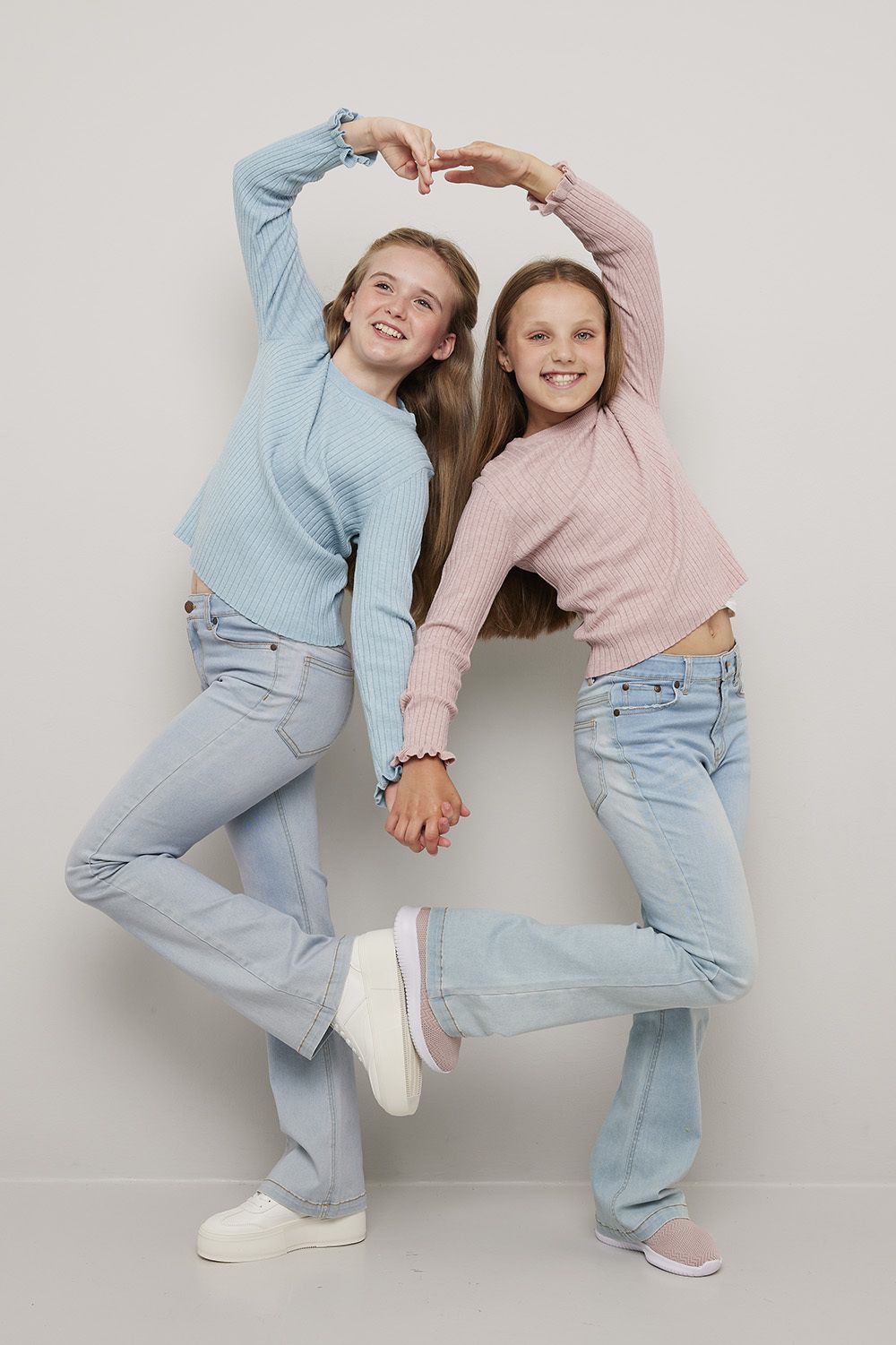 Ribbestrikket genser Odette