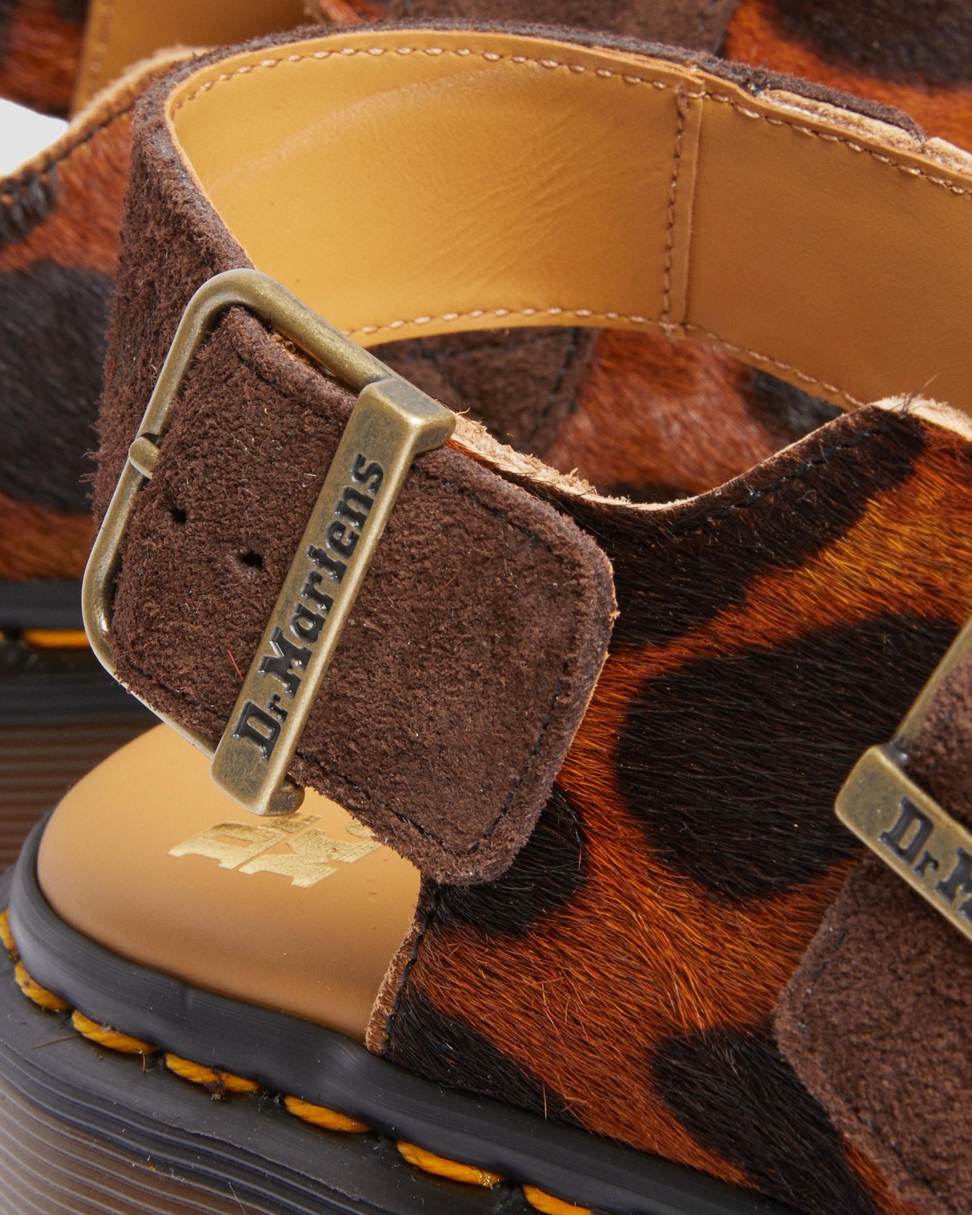 Jorge Made in England Hair On Slingback Mule