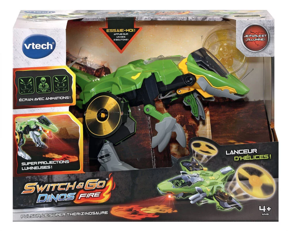 SWITCH &GO FIRE PULSOR LE SUPER THERIZINOSAURE