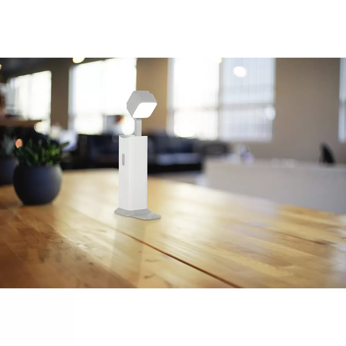 LED-Tischleuchte Nina grau,weiss