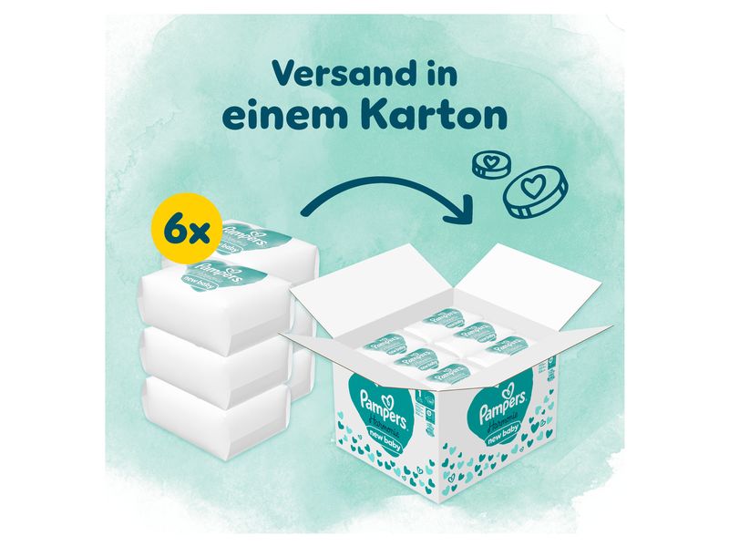 Pampers Windeln Harmonie Newborn Grösse 1 Monatsbox 2-5 kg, 180 Stück