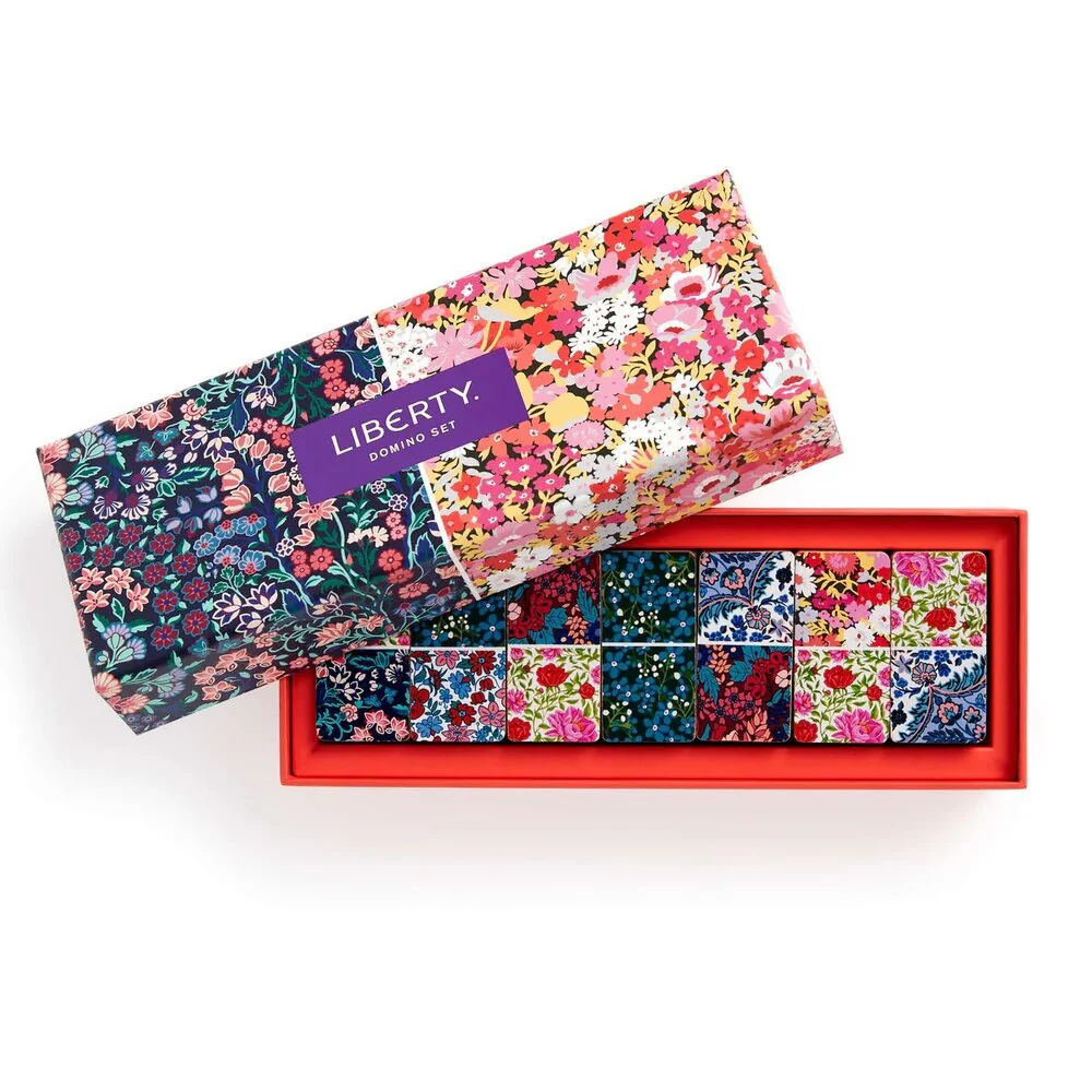 Zik Zak  Liberty Floral Wood domino
