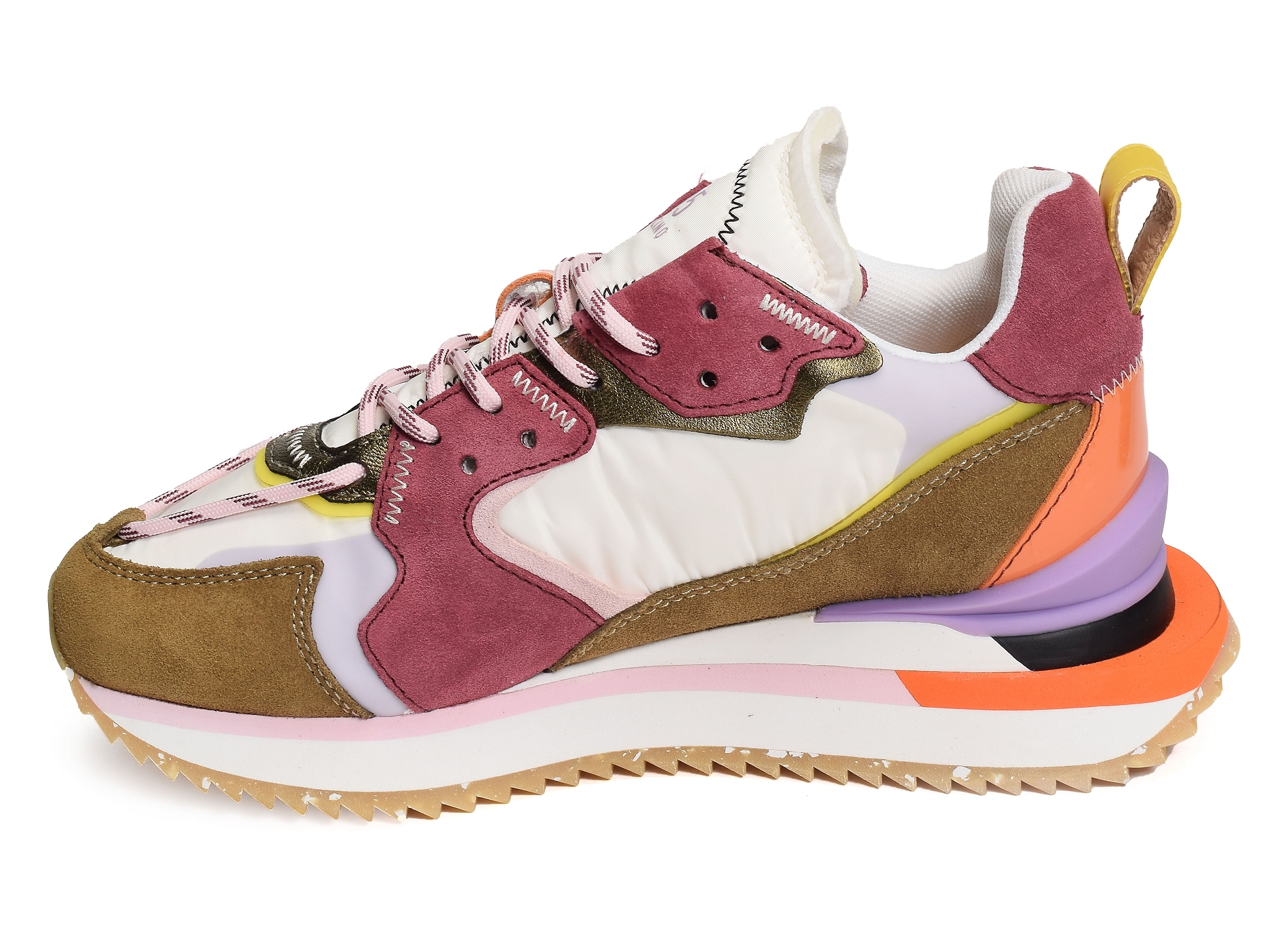 Treck up blanc multicolore