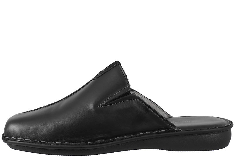 COPENHAGEN SHOES NESWILLE HJEMMESKO I SORT GLAT SKIND