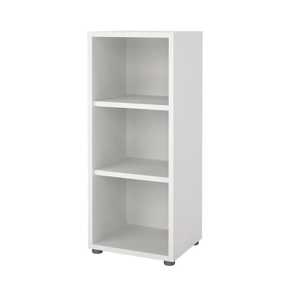 Hioshop Prima wandkast 3 vakken wit
