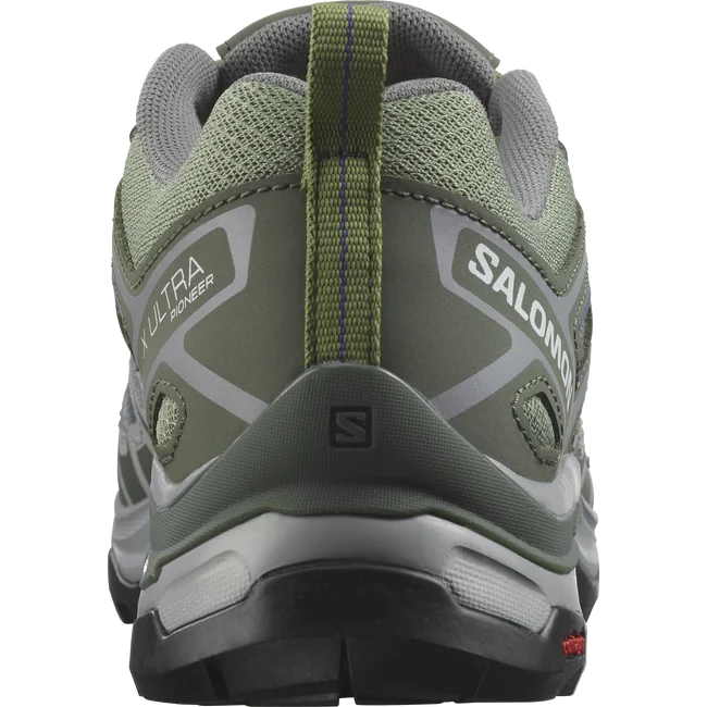 X ULTRA PIONEER  Hiking-Halbschuhe Damen OilGreen/CastorGray/AmparoBlue