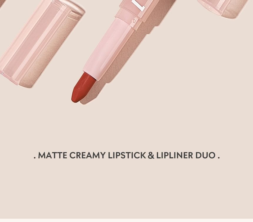 Pudaier - Dual Head Lip Liner & Lipstick - 16 kleuren