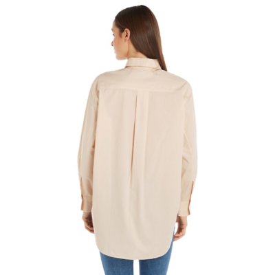 Chemise à manches longues femme Loose Monologo CALVIN KLEIN