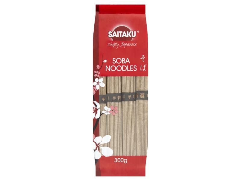Saitaku Soba Noodles 300 g Teigwaren aus Weizen- und Buchweizenmehl