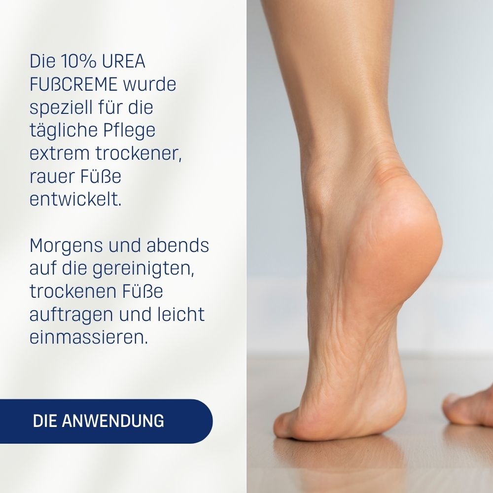 EUBOS® Trockene Haut Urea 10% Fußcreme