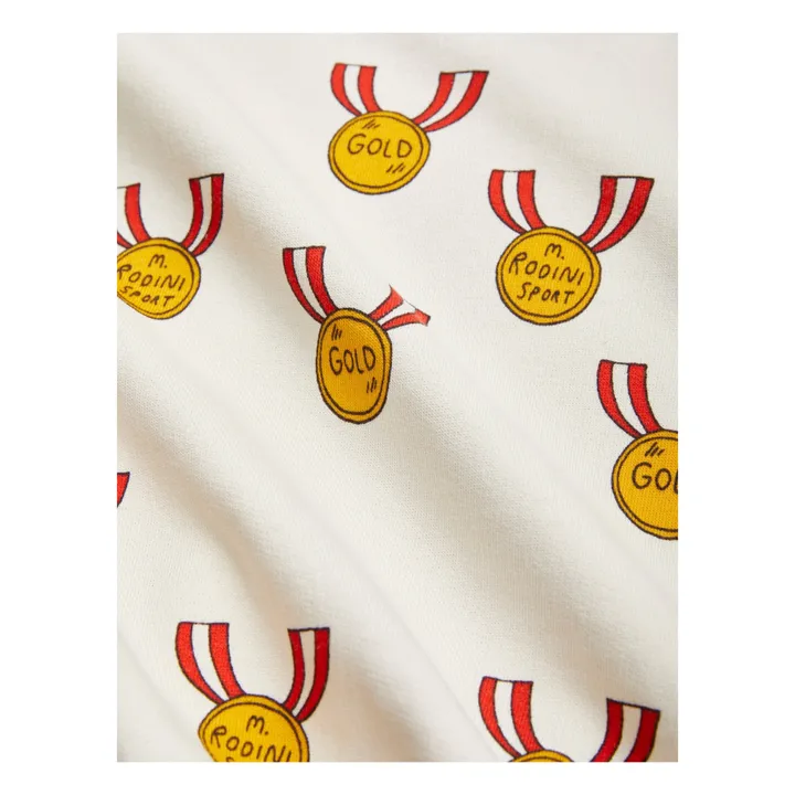 Mini Rodini Jogger Médaille Coton Bio | Ecru