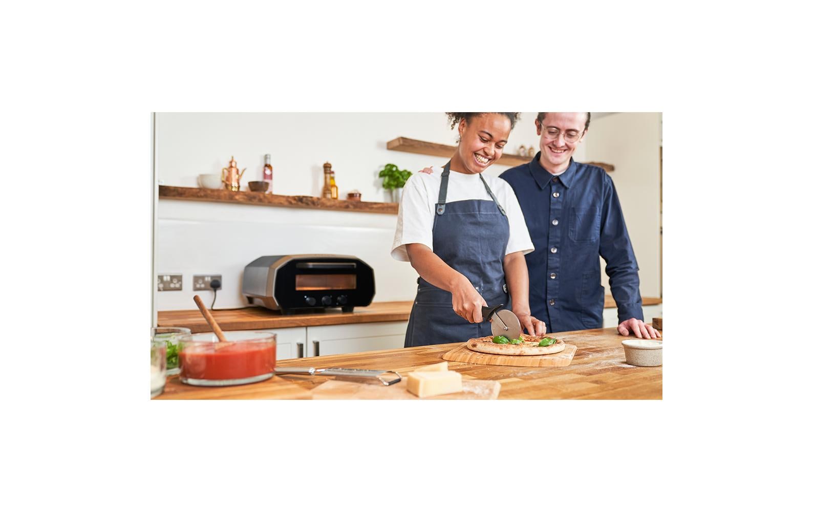 Pizzaofen Volt 12 / schwarz<br>Elektrischer Pizzaofen