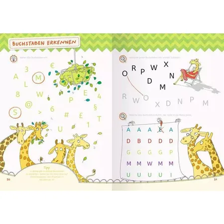 Ravensburger Mein großes Vorschulbuch: Buchstaben Zahlen Konzentration