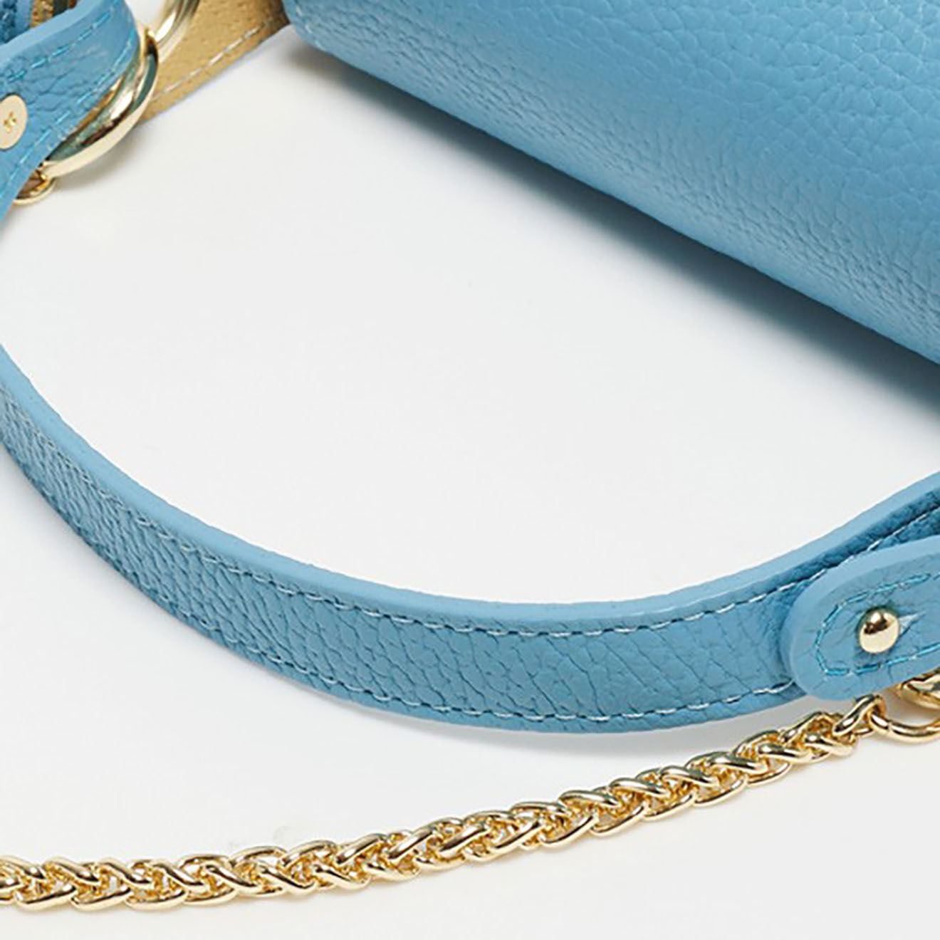 Christian Laurier Sac à main en Cuir Noemie bleu  - 18x12x5 cm