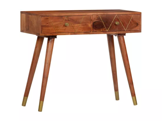 Table console 90x35x76 cm Bois d'acacia massif