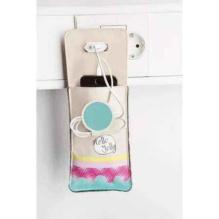 NICI Jolly Mäh Handyhülle Schaf Jolly Juicy mit Aufladehilfe, 10 x 17 cm