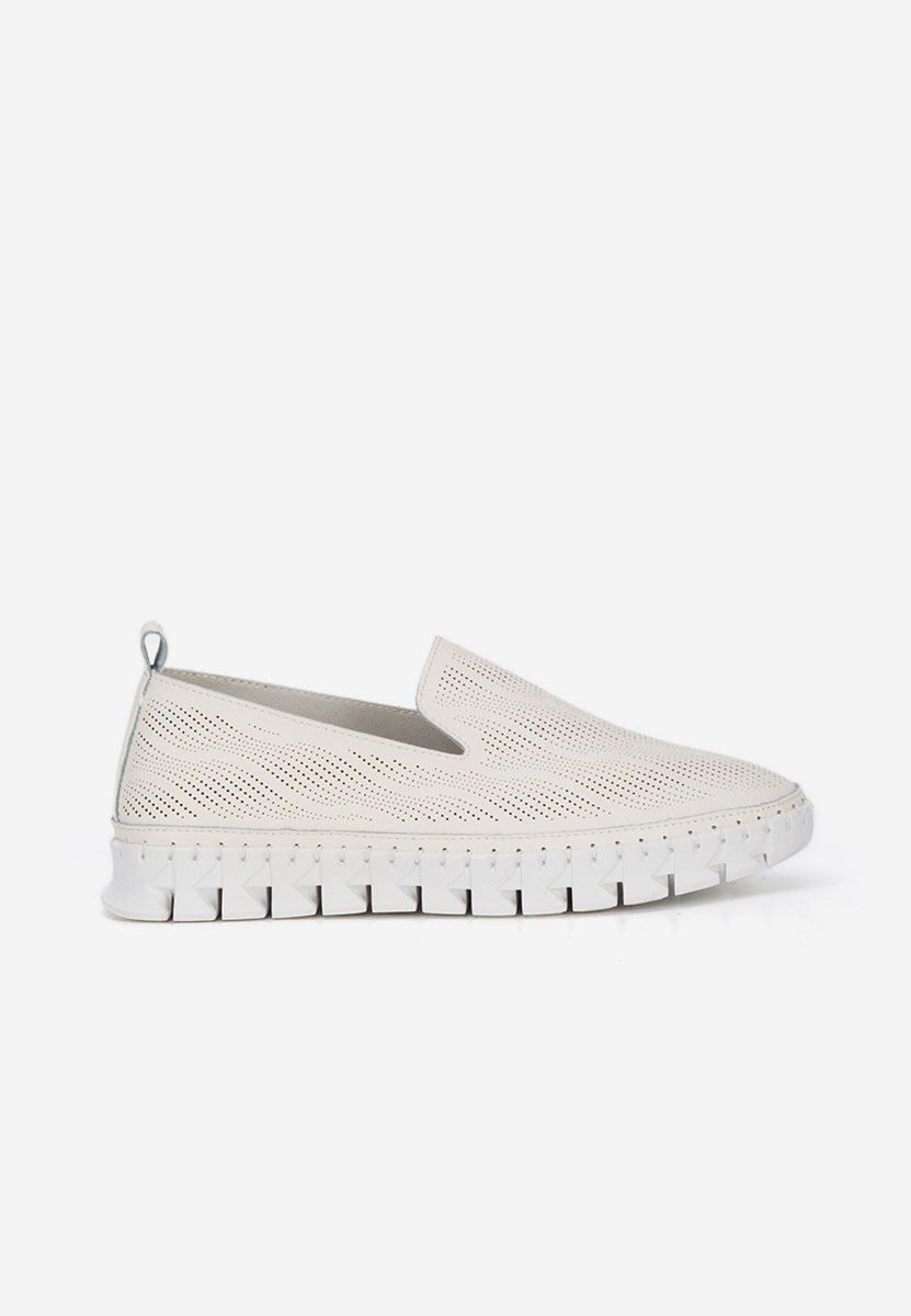Espadrilles femme en cuir beige Jolina