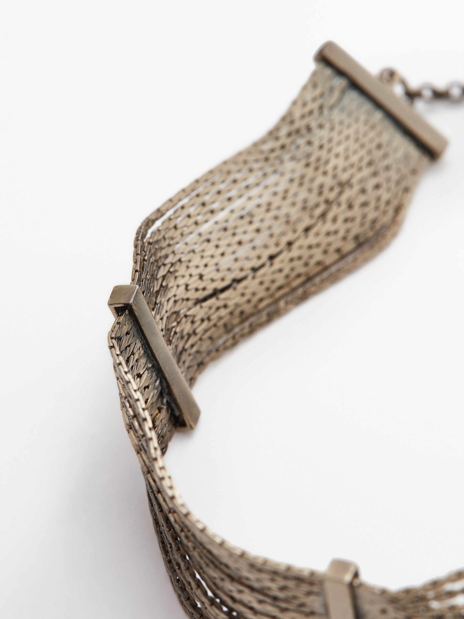 Pulsera cascata mini-cadena - Prata