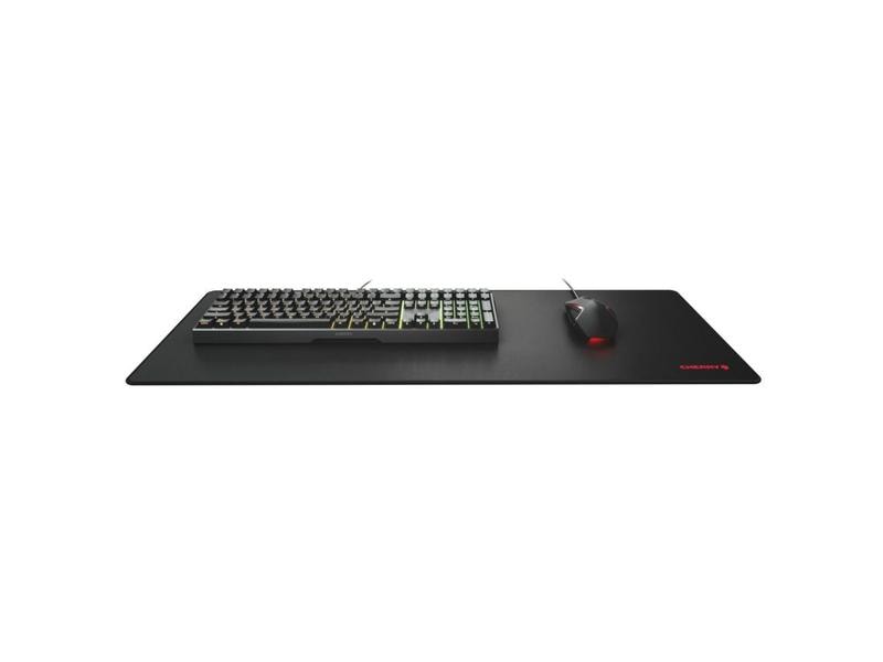 Cherry Mausmatte MP 2000 Premium XXL Schwarz Modernes Deskpad aus recyceltem Polyester