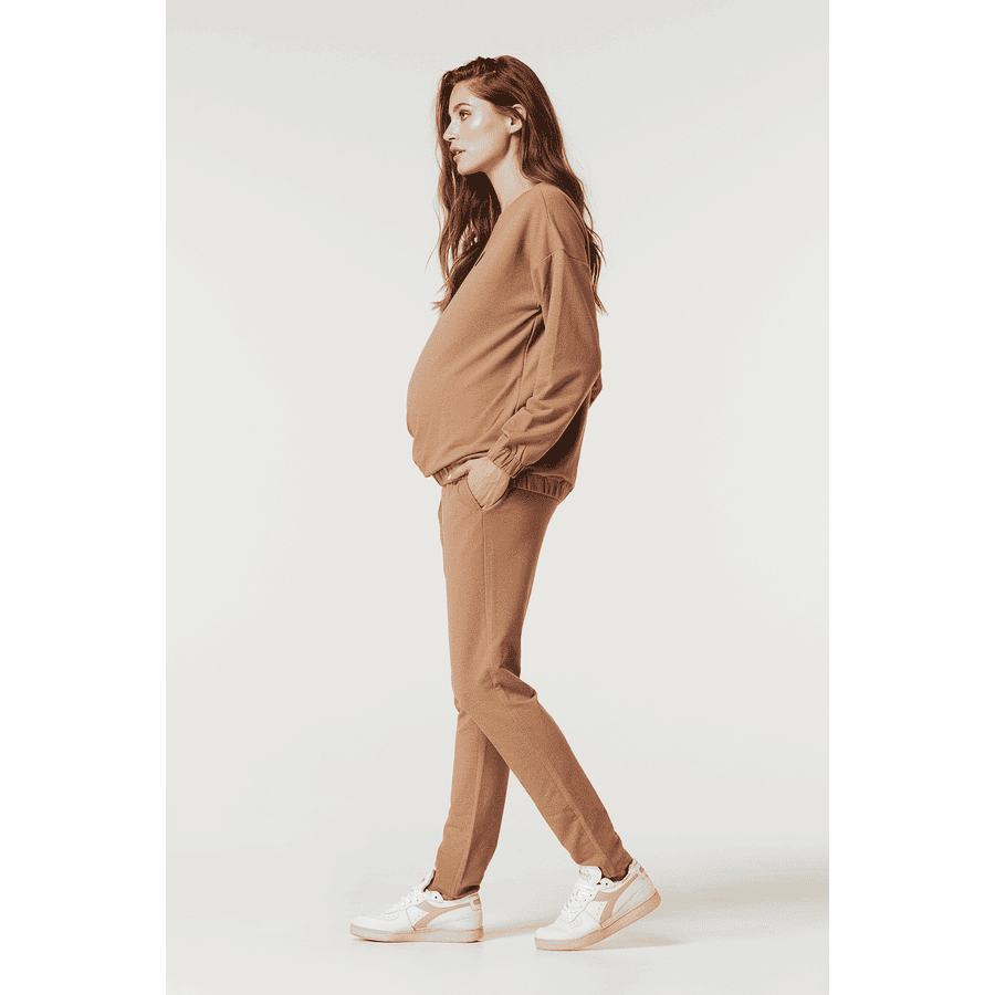 SUPERMOM Pullover Melange Tigers Eye